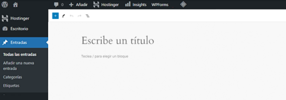 Editor de WordPress